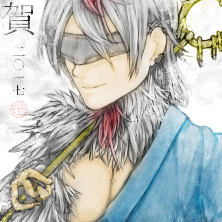 【2017年賀絵】酉（鶏）擬人化