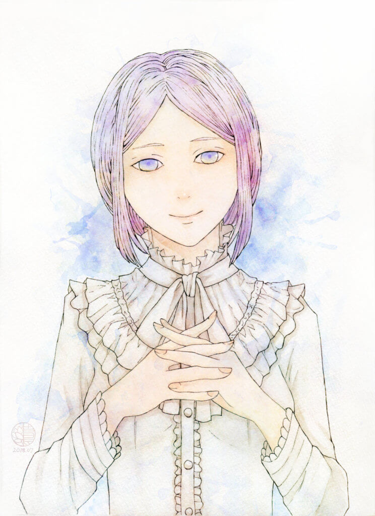 紫髪ノ子